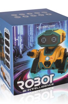 Детский робот на радиоуправлении TOYRA ОранжБот, от 8 лет (AJ030799)