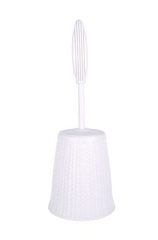 Ершик для унитаза Violet House Виолетта White белый, 38*13.5*13.5 см, 1 шт