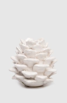 Бежевый керамический подсвечник Pinecone