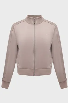 Женская бежевая спортивная кофта Бежевый L Guess V6YQ15.K4305;A92T