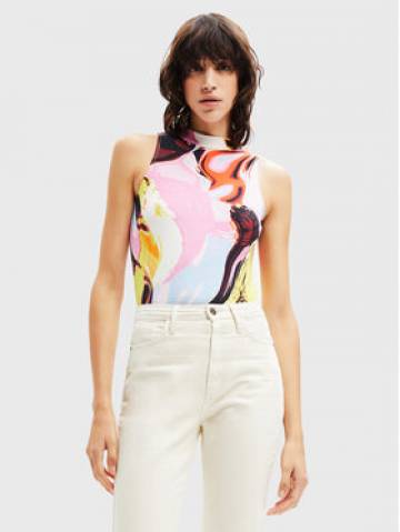 Desigual Боді Landa 22WWQK23 Кольоровий Slim Fit Desigual Боді Landa 22WWQK23 Кольоровий Slim Fit