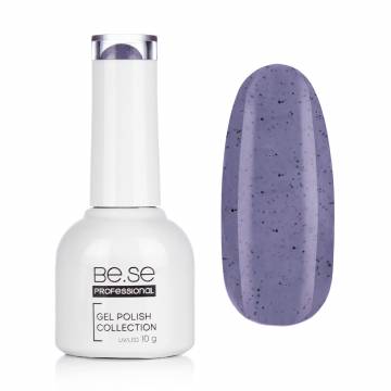 Гель-лак для ногтей Be.Se Professional Gel Polish Collection Pudding 15 Черные вкрапления, лавандово-серый, 10 г Гель-лак для ногтей Be.Se Professional Gel Polish Collection Pudding 15 Черные вкрапления, лавандово-серый, 10 г