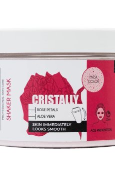 Маска-шейкер для лица Carelika Cristally Shaker Mask Rose Petals с лепестками роз, 200 г