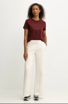 Хлопковая футболка Guess MENA