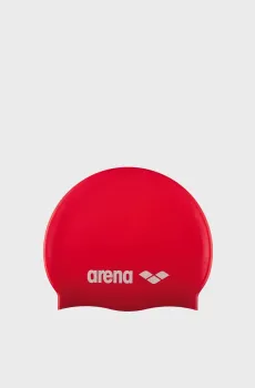 Детская красная шапочка для плавания CLASSIC SILICONE JR Красный ONESIZE Arena 91670-044