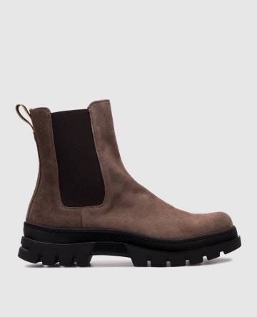 Коричневые замшевые челси Morisot