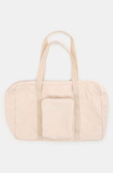 Складана нейлонова дорожня сумка - нюдовий