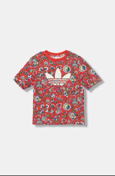 Детская хлопковая футболка adidas Originals
