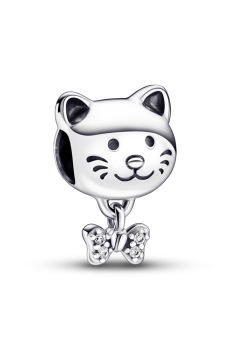 Намистина "Котик і бантик"