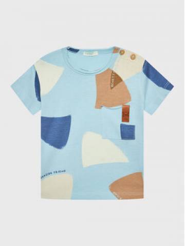 United Colors Of Benetton Футболка 3HVDA102C Блакитний Regular Fit United Colors Of Benetton Футболка 3HVDA102C Блакитний Regular Fit