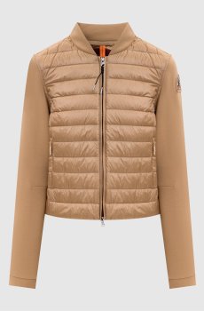Бежевый пуховой бомбер KALYSTA