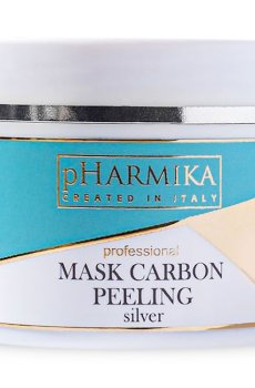 Уценка! Маска-пилинг для лица pHarmika Mask Carbon Peeling Карбоновая, с серебром, 100 мл