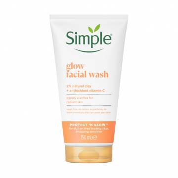 Очищающее средство для умывания Simple Protect N Glow Glow Facial Wash, 150 мл Очищающее средство для умывания Simple Protect N Glow Glow Facial Wash, 150 мл