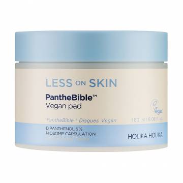 Пады для лица Holika Holika Less On Skin PantheBible Vegan Pad, 180 мл Пады для лица Holika Holika Less On Skin PantheBible Vegan Pad, 180 мл
