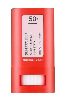 Солнцезащитный стик для лица Thank You Farmer Sun Project Silky Calming Sun Stick, SPF 50+ PA++++, 14 г