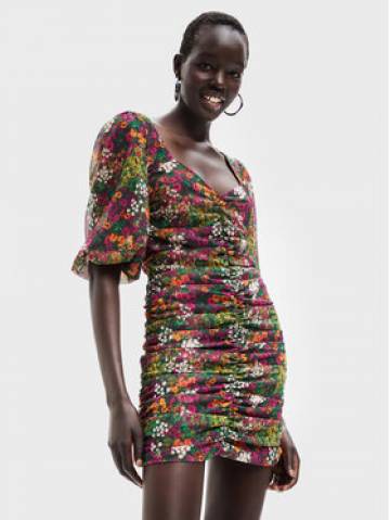 Desigual Повсякденна сукня Lara 22WWVW47 Кольоровий Slim Fit Desigual Повсякденна сукня Lara 22WWVW47 Кольоровий Slim Fit