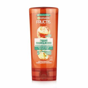 Укрепляющий бальзам-ополаскиватель для волос Garnier Fructis Гудбай секущиеся кончики, 200 мл Укрепляющий бальзам-ополаскиватель для волос Garnier Fructis Гудбай секущиеся кончики, 200 мл