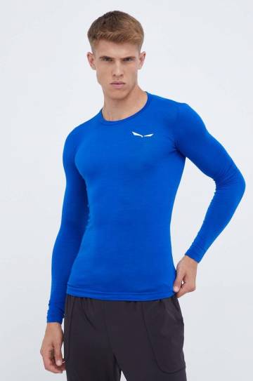 Функциональный лонгслив Salewa Zebru Fresh цвет синий Функциональный лонгслив Salewa Zebru Fresh цвет синий