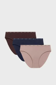 Женские трусики (3 шт) Разноцветный XL Atlantic 3CLP-010