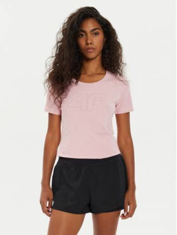4F Футболка 4FWMM00TTSHF1846 Рожевий Slim Fit 4F Футболка 4FWMM00TTSHF1846 Рожевий Slim Fit