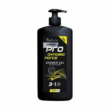 Мужской гель для душа 3 в 1 Melado Men Pro Dynamic Force Shower Gel, 1 л