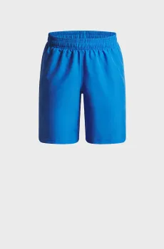 Детские голубые шорты UA Tech Woven Wordmark Short Голубой 7 Under Armour 1383341-402