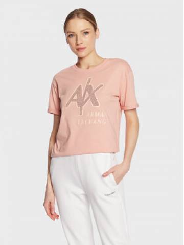 Armani Exchange Футболка 3RYTEC YJ3RZ 14AO Рожевий Regular Fit Armani Exchange Футболка 3RYTEC YJ3RZ 14AO Рожевий Regular Fit