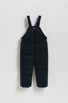 Reserved - Резинові штани на підтяжках - чорний - 956AV-99X