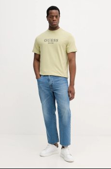 Хлопковая футболка Guess