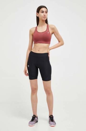 Спортивный бюстгальтер Asics Accelerate цвет бордовый однотонный Спортивный бюстгальтер Asics Accelerate цвет бордовый однотонный