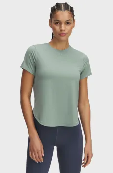 Женская мятная футболка UA Launch Elite Shortsleeve Ментоловый XS Under Armour 1389564-348