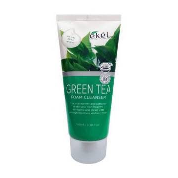 Пенка для умывания Ekel Green Tea Ultra-Moisture Foam Cleanser, 100 мл Пенка для умывания Ekel Green Tea Ultra-Moisture Foam Cleanser, 100 мл