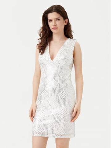 YAS Коктейльна сукня Olga 26036725 Срібний Regular Fit YAS Коктейльна сукня Olga 26036725 Срібний Regular Fit