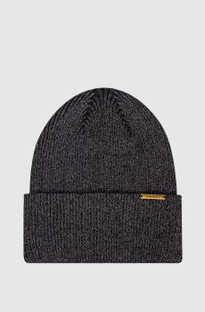 Черная шапка с люрексом
