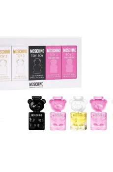 Парфюмированный набор унисекс Moschino Miniature Collection (парфюмированная вода, 3*5 мл + туалетная вода, 2*5 мл)