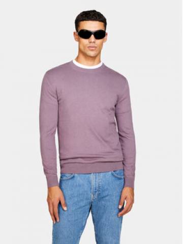 Sisley Светр 10F2S1C78 Фіолетовий Slim Fit Sisley Светр 10F2S1C78 Фіолетовий Slim Fit