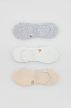 Reserved - Бавовняні шкарпетки 3 шт. - кремовий - 276HQ-01X