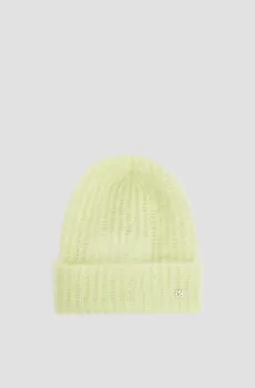 Женская желтая шерстяная шапка Желтый ONESIZE HUGO 50522740;734