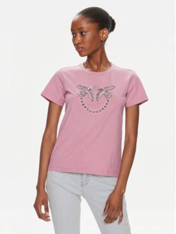 Pinko Футболка Quentin 100535 A1R7 Рожевий Regular Fit Pinko Футболка Quentin 100535 A1R7 Рожевий Regular Fit