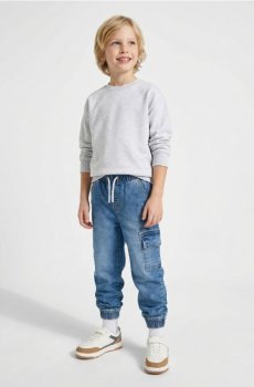 Джинси loose - синій