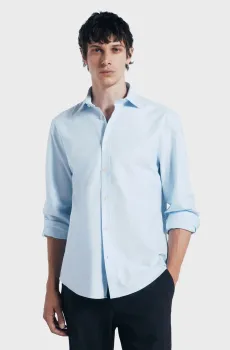 Мужская голубая рубашка Голубой S SPRINGFIELD 272777