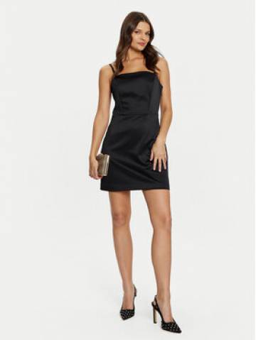 Guess Коктейльна сукня W5RK42 WH0M2 Чорний Slim Fit Guess Коктейльна сукня W5RK42 WH0M2 Чорний Slim Fit