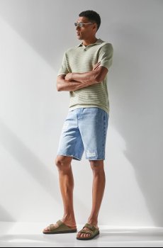 Хлопковые джинсовые шорты Medicine