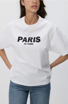 Reserved - Футболка з принтом - білий - 210HT-00X