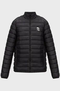 Мужская черная куртка Черный 54 Karl Lagerfeld 500590.505710;990