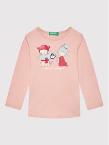 United Colors Of Benetton Блузка 3096G104O Рожевий Regular Fit United Colors Of Benetton Блузка 3096G104O Рожевий Regular Fit