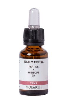Уценка! Сыворотка для лица Bioearth Elementa Tens Peptide + Hibiskus 2%, 15 мл