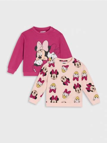 Світшоти, 2 шт. Minnie Mouse - світло-ліловий Світшоти, 2 шт. Minnie Mouse - світло-ліловий