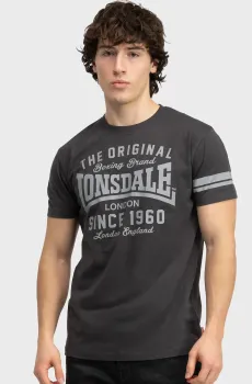 Мужская темно-серая футболка WINNARD Серый 3XL Lonsdale 117671