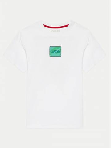 Guess Футболка L4YI16 K8HM4 Білий Regular Fit Guess Футболка L4YI16 K8HM4 Білий Regular Fit